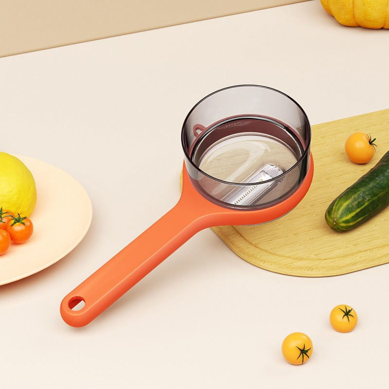 Useful Things for Home Manual Peeler WIth Storage Box Kitchen Chopper Multifunctional Cleaning Vegetable Fruit Cutter Potato