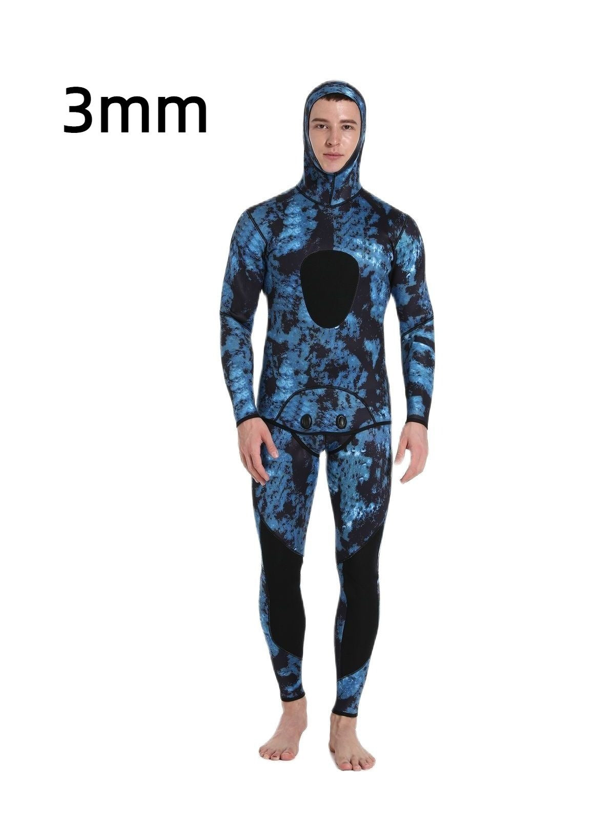 New 3MM fish hunting camouflage chloroprene rubber split diving suit for men's cold and warm free surfing suit