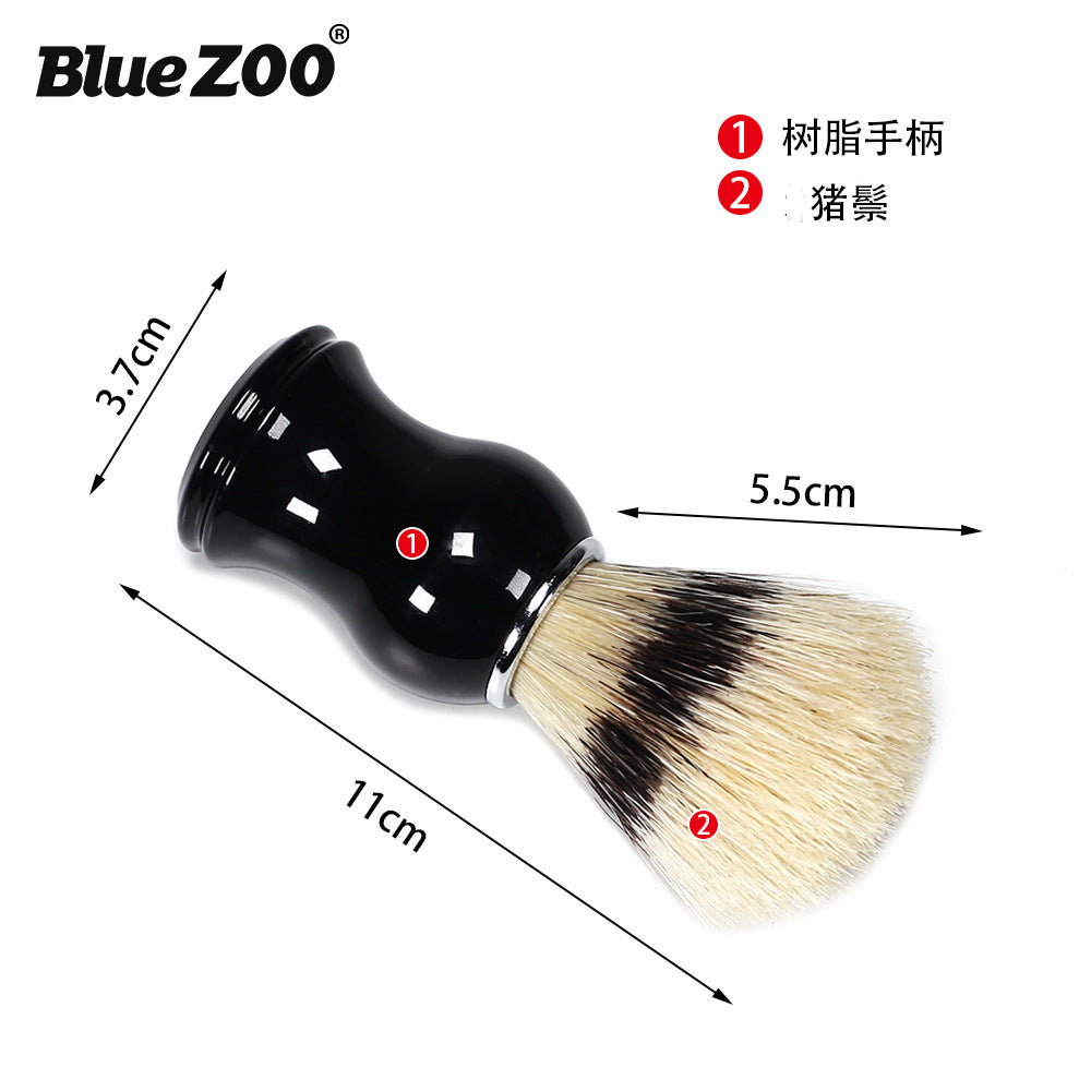 Shaving Brush Shaving Brush Metal Resin Grip Bluezoo Men's Care