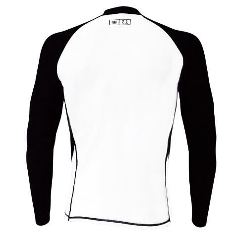 Lycra Wetsuit Men Surfing Suit Long Sleeve Swimwear Men Rashguard Swim Shirts Split Wet Suit