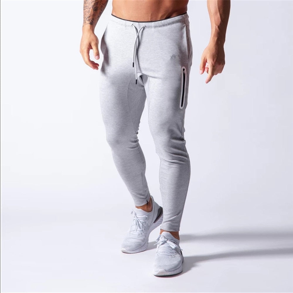 New Jogging Pants Men Sport Sweatpants Running Pants Men Joggers Cotton Trackpants Slim Fit Pants Bodybuilding Trouser