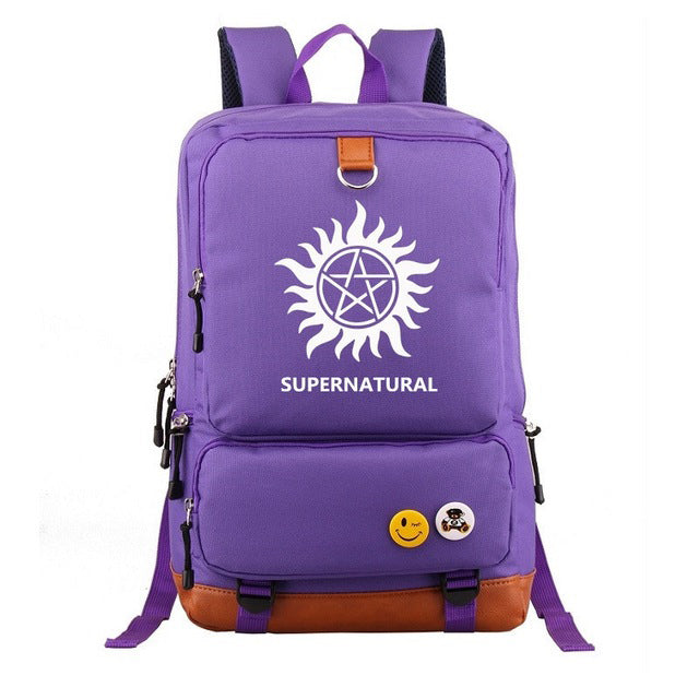 Supernatural Backpack for Women Men Bags