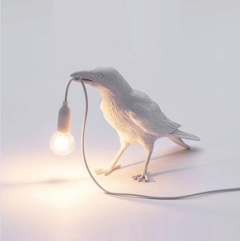 Rich Bird Resin Wall Lamp Nordic Simple Creative Bedhead Animal Decoration Desk Lamp Bird Night Lamp Decoration