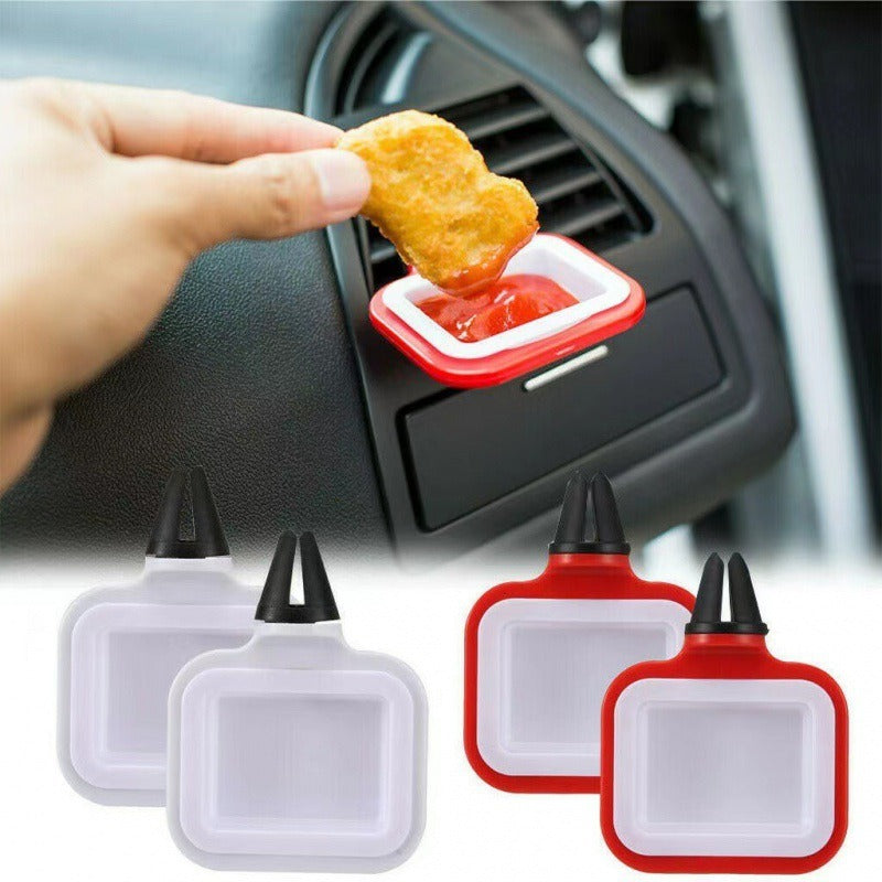 Automotive supplies car mounted French fries cup air outlet cup holder storage box phone key storage box