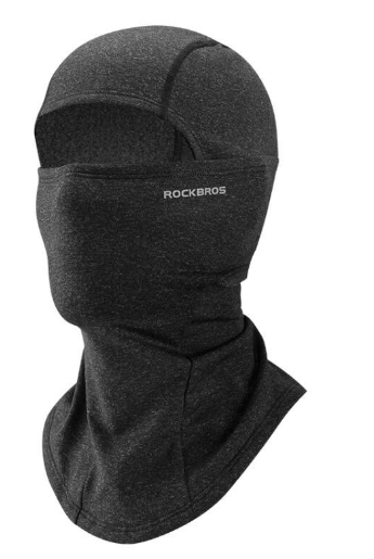 ROCKBROS Warm and Windproof Head Cover Riding Face Mask for Men and Women in Winter Outdoor Fleece Neck with Cold and Mist Prevention Mask