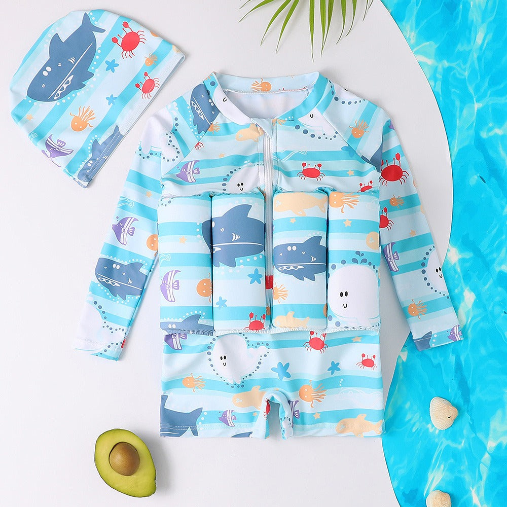 kids floating swimsuit kids custom Buoyancy Aid Vest Safety Boys Girls Drifting Surfing Vest Floating for Kids Swim Ring