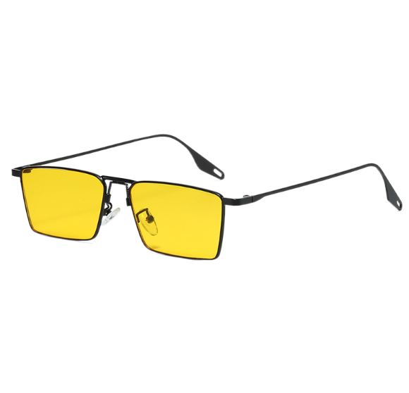 Box metal driving sunglasses