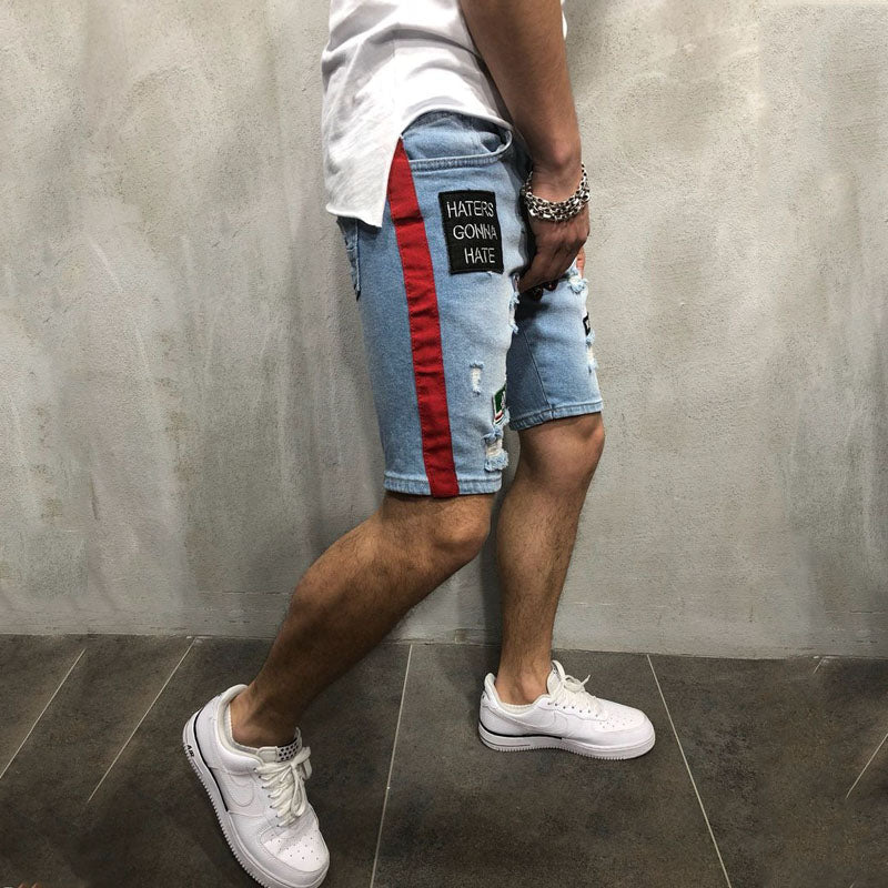 Men Cool Denim Summer Hot Sale Cotton Casual Men Short Pants Brand Clothing Shorts Camo Mens Denim Shorts